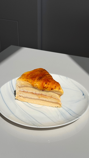 Crème Brulée Crepe Cake